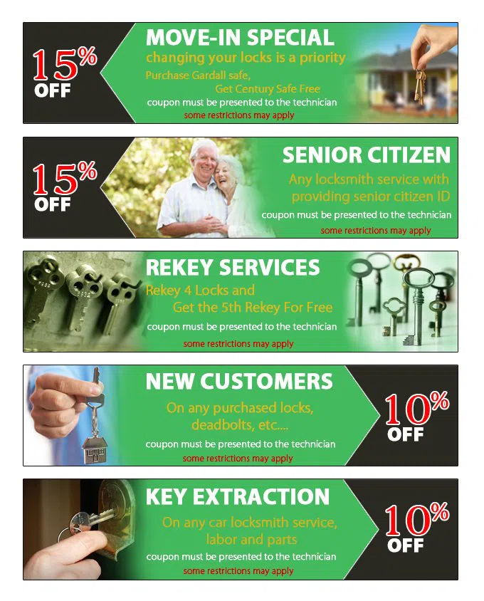 Bradenton City Locksmith Bradenton, FL 941-467-3487 - coupon23-set-five